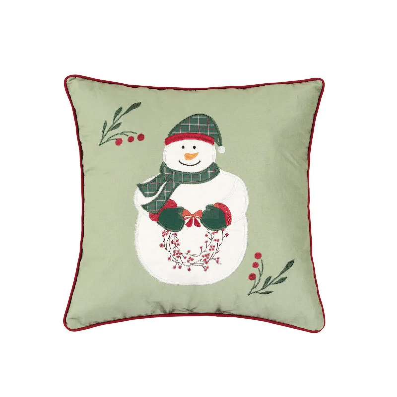 Memory Foam Pillows for Neck SupportHolly Snowman Wreath Pillow