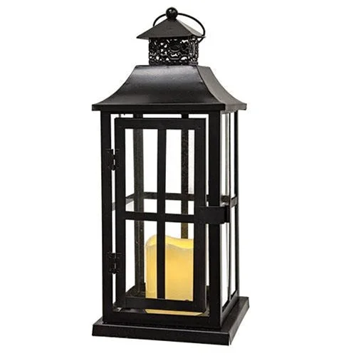 King - size bed skirts in solid colors*Iron and Glass LED Lantern