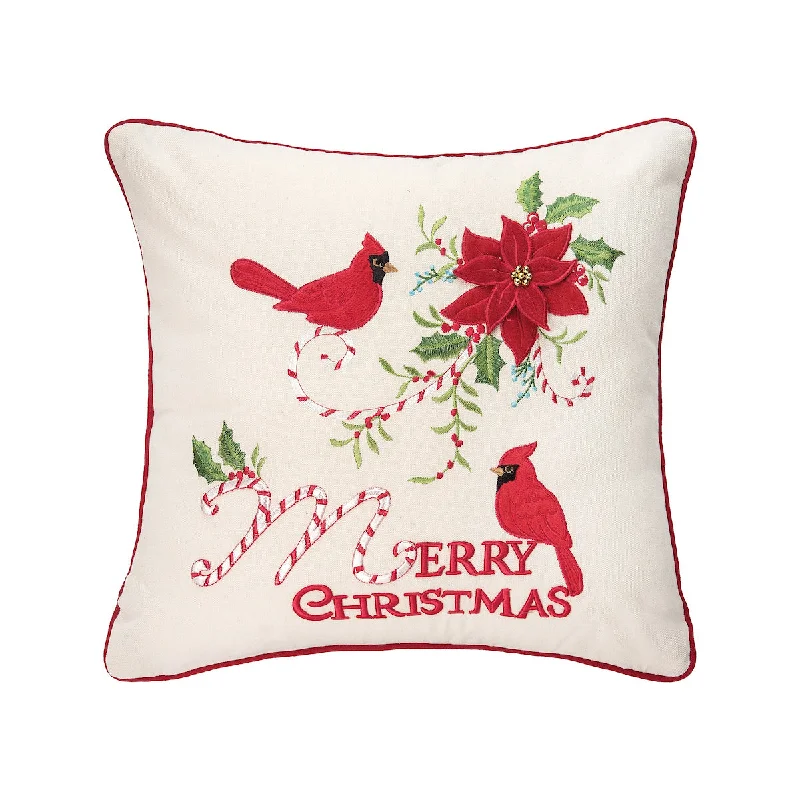 Round Pillows for Boho-Style InteriorsCardinal Cane Pillow