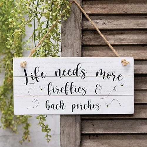 Bed skirts in bold colors for a statement - making lookLife Needs More Fireflies Distressed Slat Sign Bed skirts in bold colors for a statement - making lookLife Needs More Fireflies Distressed Slat Sign