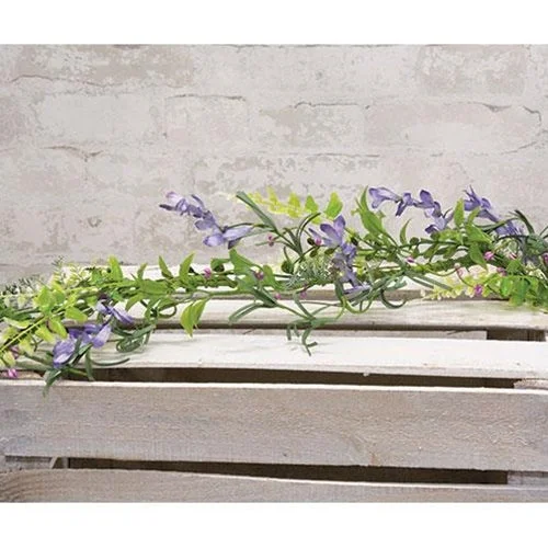 Bed skirts in bold colors for a statement - making lookLakeside Iris Garland