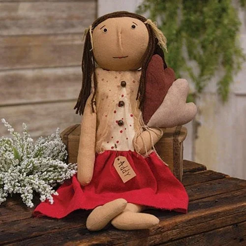 Bed skirts in bold colors for a statement - making lookAddy Doll With Hearts