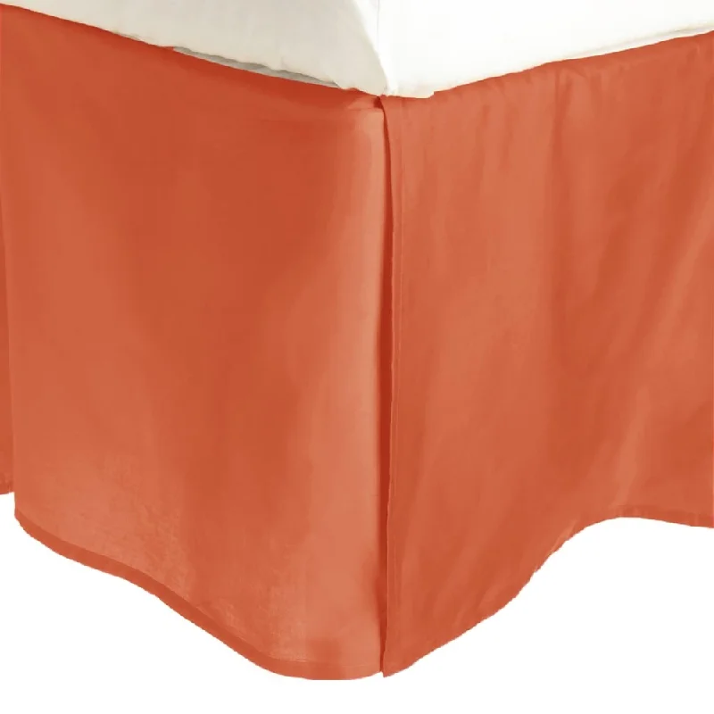 Twin - size bed skirts for a single bedSuperior Combed Cotton 15-inch Drop Bedskirt