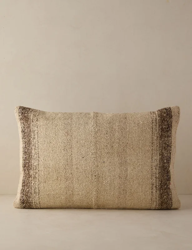 Bolster Pillows for Sofa DecorationVintage Lumbar Pillow No. 117, 16" x 24"