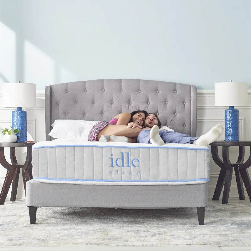 King - size mattresses for spacious master bedroomsIdle Sleep 14-inch Dual Firmness Hybrid Mattress - N/A King - size mattresses for spacious master bedroomsIdle Sleep 14-inch Dual Firmness Hybrid Mattress - N/A