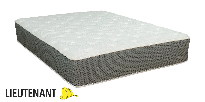 Queen - size mattresses for couples and standard bedroomsDuty-Built® Lieutenant 12" Hybrid Spring & Latex Foam Mattress