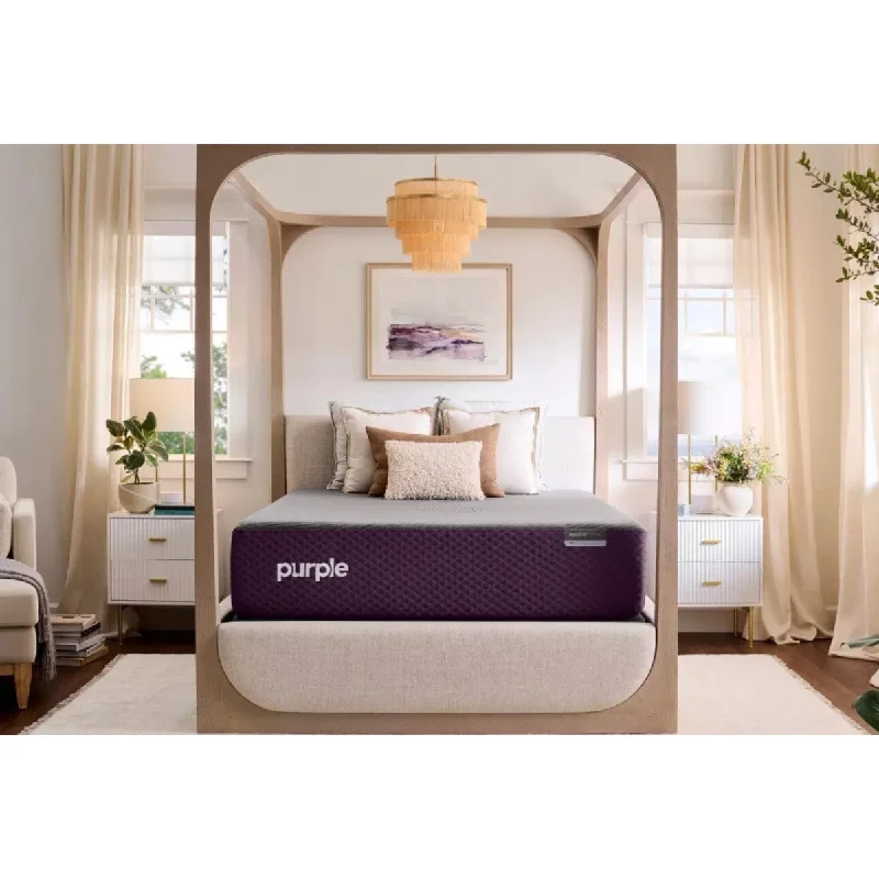 Gel - infused memory foam mattresses for cooler sleepPurple RestorePremier Hybrid Soft 13" Mattress Gel - infused memory foam mattresses for cooler sleepPurple RestorePremier Hybrid Soft 13" Mattress