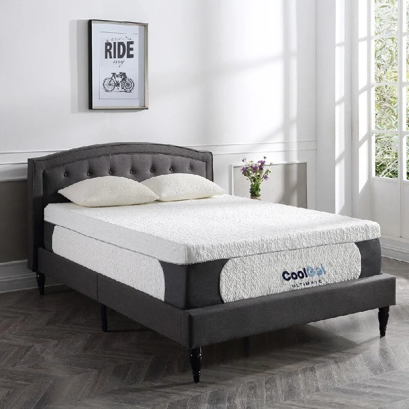 Organic cotton mattresses for a chemical - free sleep surfaceClassic Brands 14-inch Cool Gel Memory Foam Mattress with Pillow - White Organic cotton mattresses for a chemical - free sleep surfaceClassic Brands 14-inch Cool Gel Memory Foam Mattress with Pillow - White