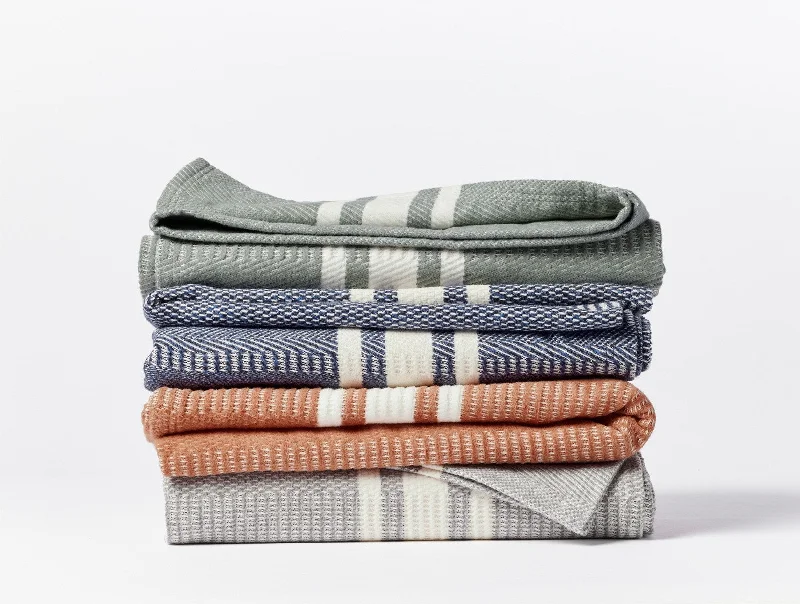 Round Pillows for Boho-Style InteriorsCirrus Supersoft Organic Cotton Throw - Renewed