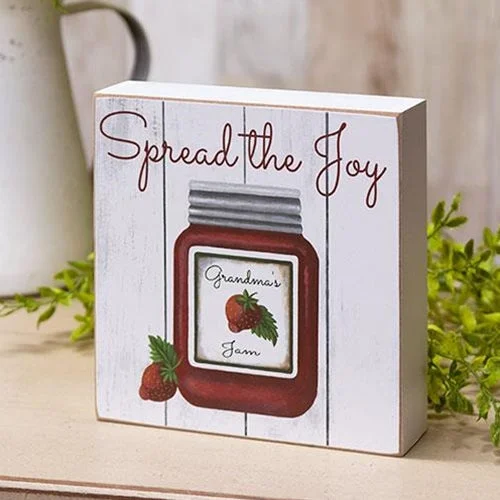 Bed skirts with a jacquard weave for a textured lookSpread the Joy Box Sign