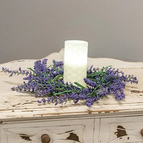 Polyester bed skirts for easy care and durabilityPurple Astilbe Candle Ring 5.5"