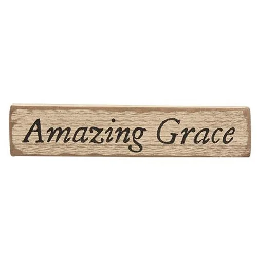 Bed skirts with a Christmas - themed patternAmazing Grace Distressed White Barnwood Sign