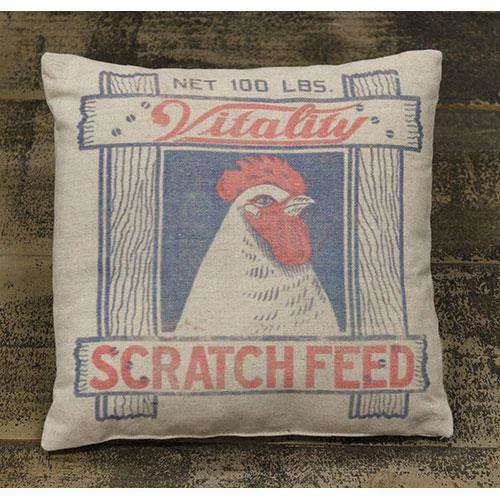 Decorative Pillows for Living Room MakeoverScratch Feed Pillow, 12"