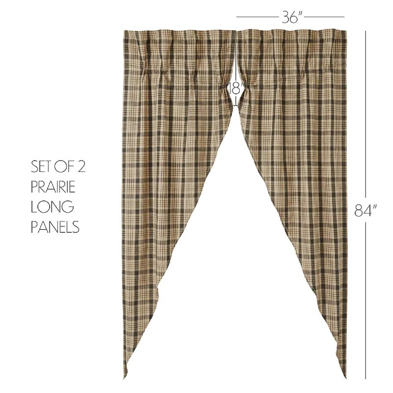 Bed skirts with a modern art - inspired printCider Mill Plaid Prairie Long Panel Set of 2 84x36x18 Bed skirts with a modern art - inspired printCider Mill Plaid Prairie Long Panel Set of 2 84x36x18