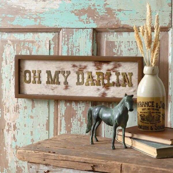 Bed skirts with a ruffled tiered designOh My Darlin' Cowhide Wall Decor