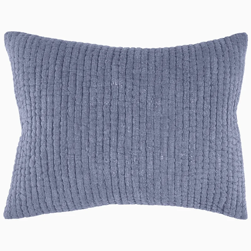 Cotton Pillows for Natural ComfortVivada Indigo Woven Sham