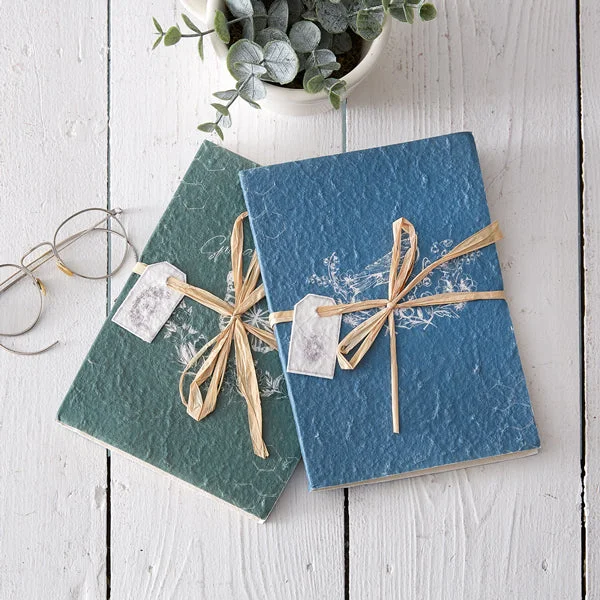Bed skirts with a bohemian - inspired patternSet of Two Paper Mache Journals