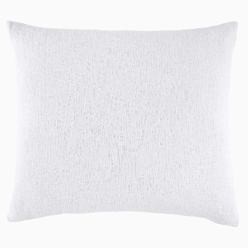 Decorative Pillows for Living Room MakeoverWoven White King Euro