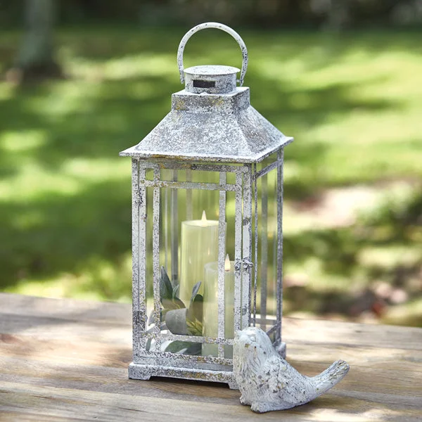 Bed skirts with a shabby - chic styleRustic Cottage Lantern