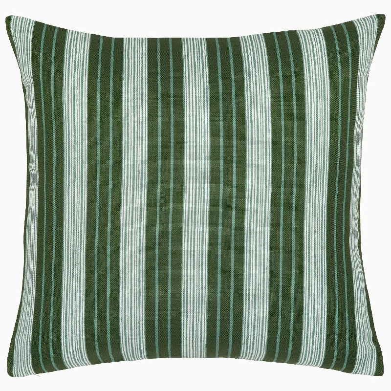 Cooling Pillows for Hot SleepersVintage Stripe Moss Outdoor Decorative Pillow