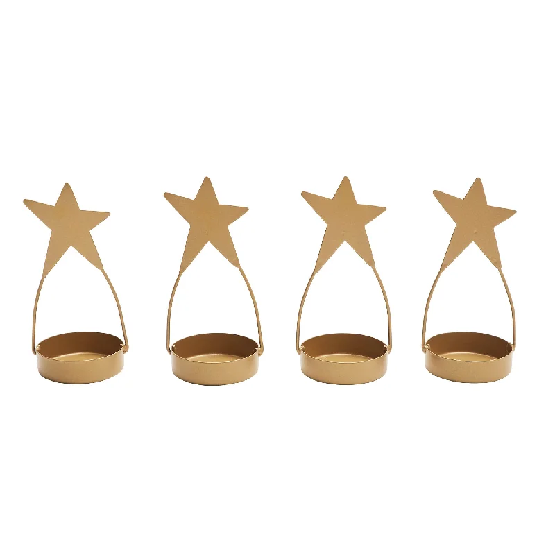 Twin - size bed skirts for a single bedStar Tealight Holder Gold Set of 4 4x1.75x1.75