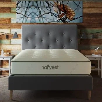 Innerspring mattresses with coil counts for supportHARVEST GREEN ORGANIC  Original Mattress