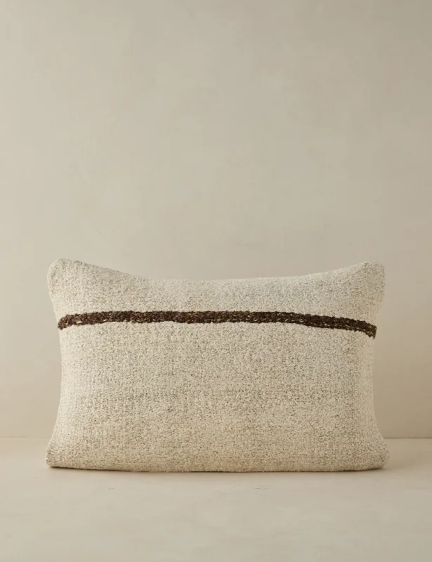 Soft and Fluffy Pillows for Bedroom ComfortVintage Lumbar Pillow No. 61, 16" x 24"