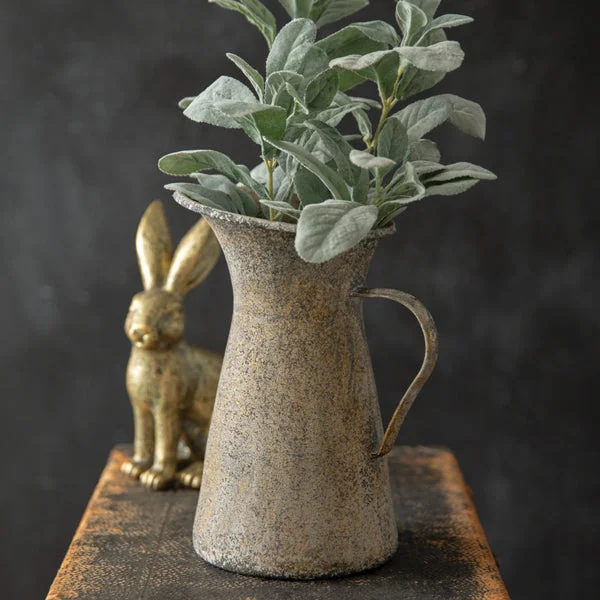Linen bed skirts for a natural and rustic feelWide Mouth Charcoal Pitcher