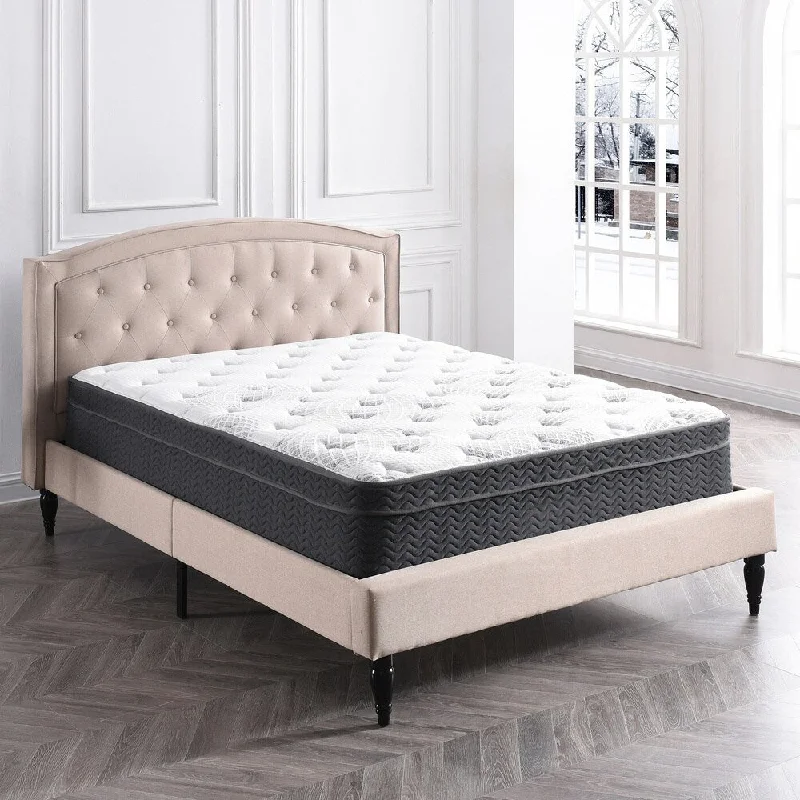 Gel - infused memory foam mattresses for cooler sleepClassic Brands Tremont 12-inch Hybrid Mattress