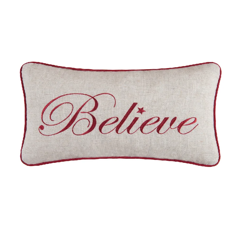 Round Pillows for Boho-Style InteriorsBelieve Pillow