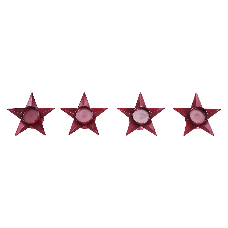 Bed skirts with a geometric print for a modern aestheticTealight Holder Star Burgundy Set of 4 1.5x5x5 Bed skirts with a geometric print for a modern aestheticTealight Holder Star Burgundy Set of 4 1.5x5x5