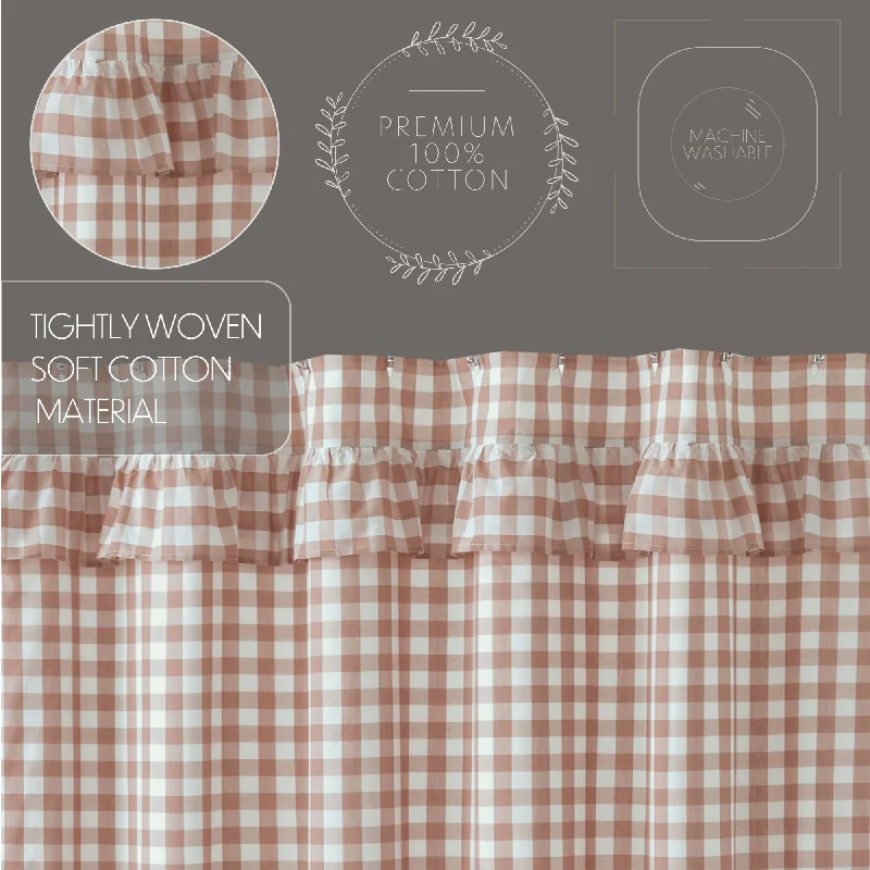 Bed skirts with a jacquard weave for a textured lookAnnie Buffalo Portabella Check Ruffled Shower Curtain 72x72 Bed skirts with a jacquard weave for a textured lookAnnie Buffalo Portabella Check Ruffled Shower Curtain 72x72