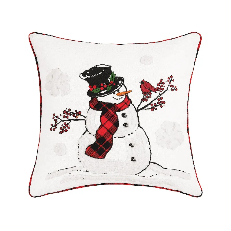 Decorative Pillows for Living Room MakeoverSnowman Cardinal Pillow