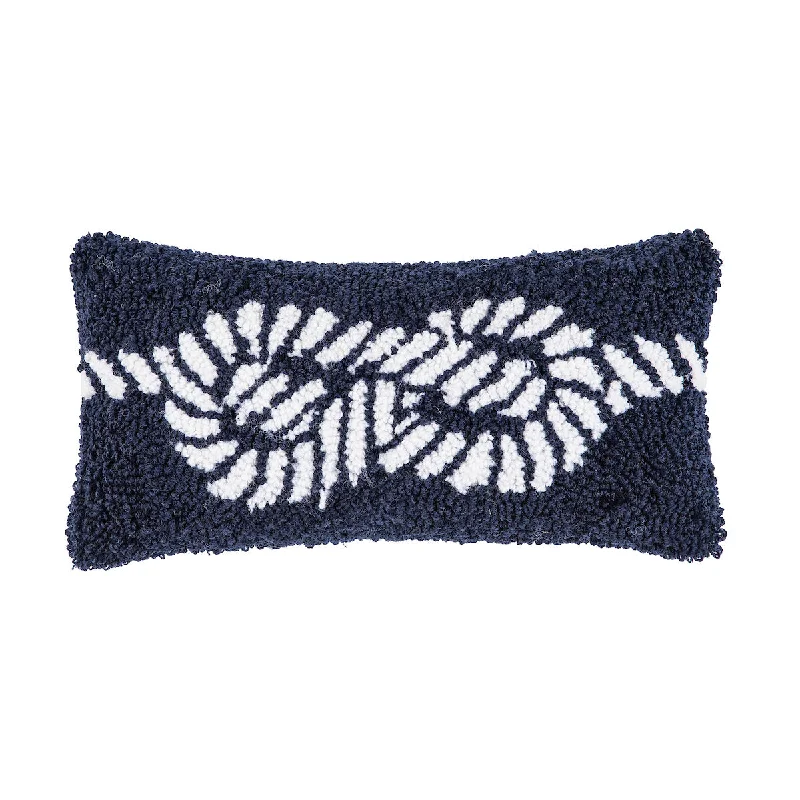 Down Alternative Pillows for Ethical ChoicesRope Knot Hooked Mini Pillow