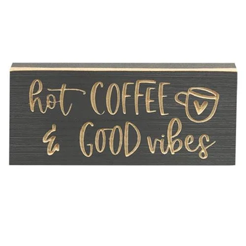 Bed skirts in bold colors for a statement - making lookHot Coffee & Good Vibes Engraved Block 8" x 3.5" Bed skirts in bold colors for a statement - making lookHot Coffee & Good Vibes Engraved Block 8" x 3.5"