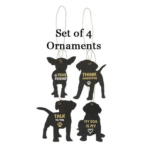 Floral - printed bed skirts for a feminine touch*4/Set Dog Ornaments