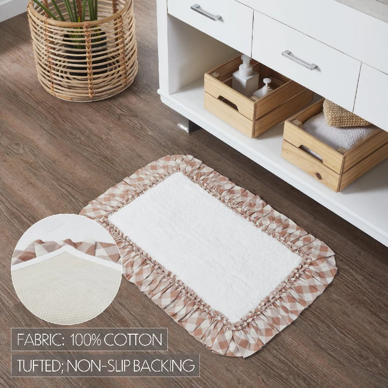 Bed skirts with a damask pattern for an elegant lookAnnie Buffalo Portabella Check Bathmat 20x30 Bed skirts with a damask pattern for an elegant lookAnnie Buffalo Portabella Check Bathmat 20x30