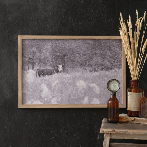 Bed skirts with a high - thread count for a quality feelBull in Pasteur Wall Art