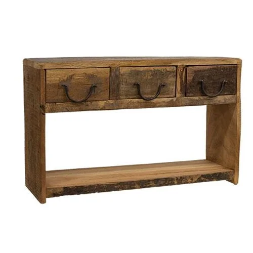 Bed skirts with a retro - style patternThree Drawer Stand
