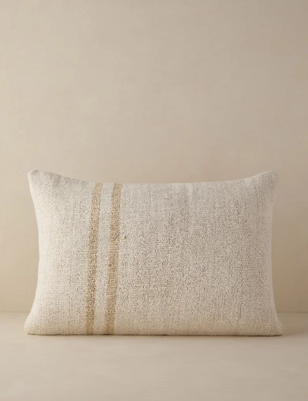 Down Alternative Pillows for Ethical ChoicesVintage Lumbar Pillow No. 98, 16" x 24"