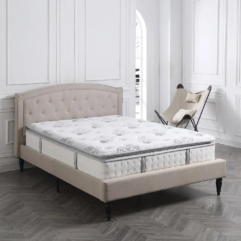 Natural latex and organic cotton blend mattressesClassic Brands Newberry 12-inch Hybrid Pillowtop Mattress - White Natural latex and organic cotton blend mattressesClassic Brands Newberry 12-inch Hybrid Pillowtop Mattress - White