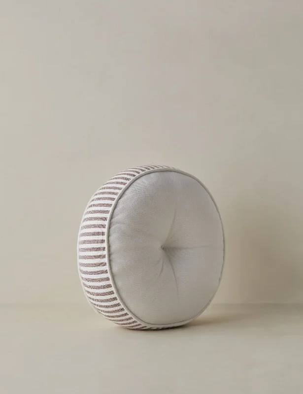 Bolster Pillows for Sofa DecorationLittu Indoor / Outdoor Striped Disc Pillow by Sarah Sherman Samuel