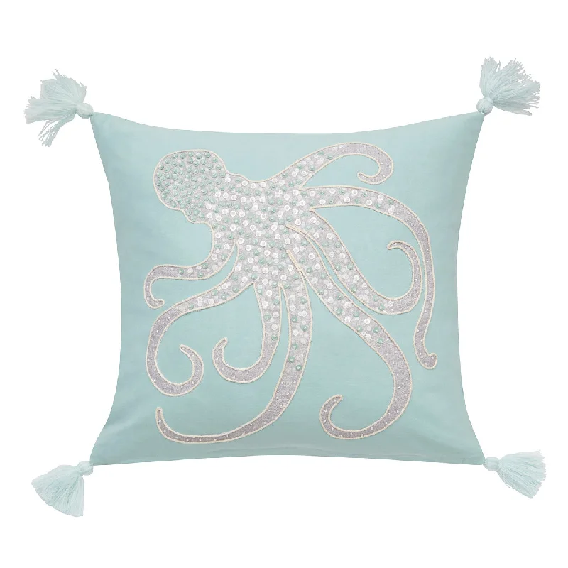Silk Pillows for Smooth Skin and HairSea Glass Octopus Pillow
