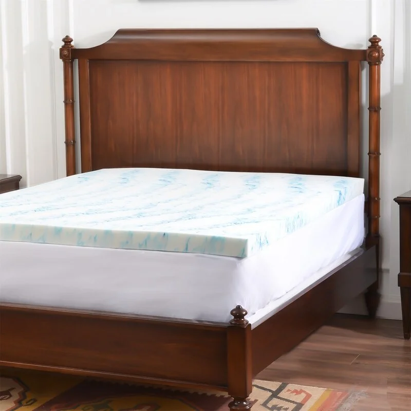 Polyester - foam mattresses for budget - friendly options3" Gel and Aloe Infused Memory Foam Mattress Topper, King Polyester - foam mattresses for budget - friendly options3" Gel and Aloe Infused Memory Foam Mattress Topper, King