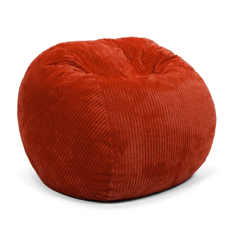 Polyester - foam mattresses for budget - friendly optionsBean Bag - Queen - Plush Corduroy