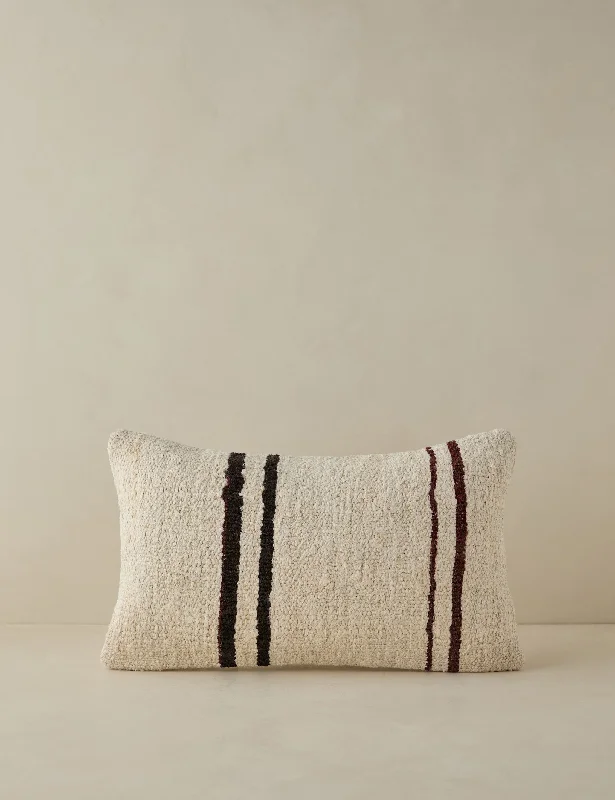 Bolster Pillows for Sofa DecorationVintage Lumbar Pillow No. 42, 12" x 20"