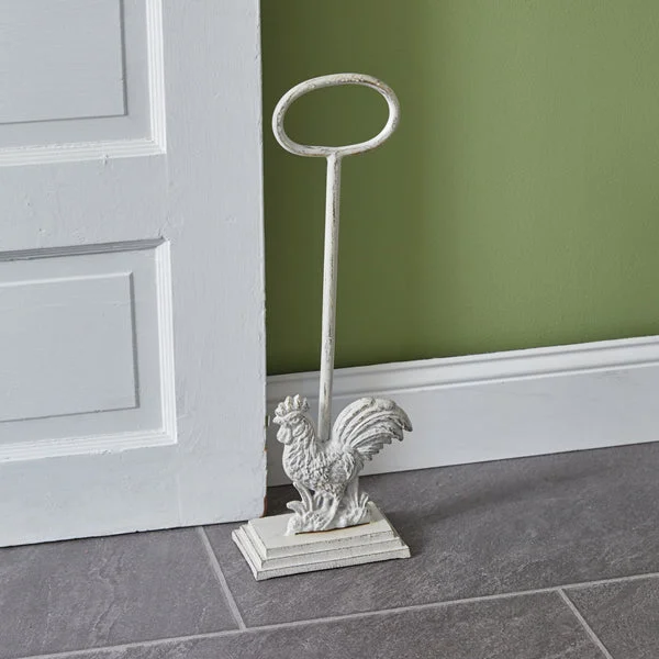 Cotton bed skirts for a soft and breathable lookRooster Door Stop with Handle