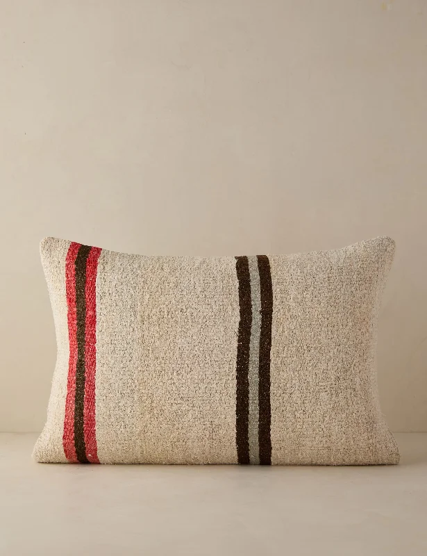 Travel Pillows for Long JourneysVintage Lumbar Pillow No. 91, 16" x 24"