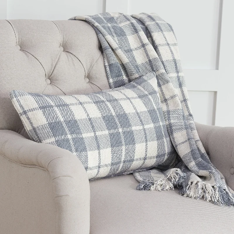 Silk Pillows for Smooth Skin and HairSheridan Plaid Pillow