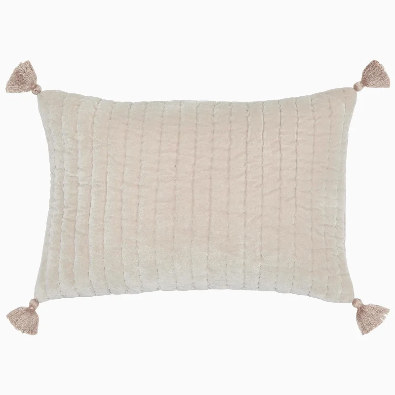 Round Pillows for Boho-Style InteriorsVelvet Sand Kidney Pillow